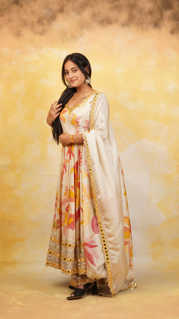The Rang Saaj Silk Anarkali